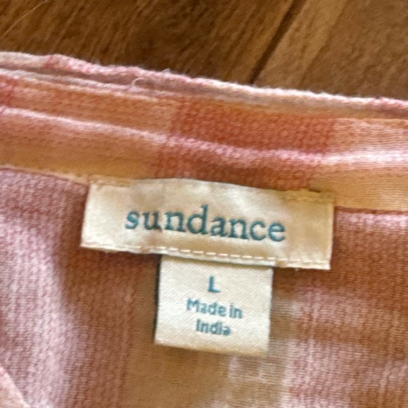 Sundance Pink Plaid Blouse - Picture 3 of 7